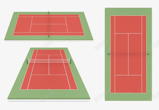 几何羽毛球场png免抠素材_新图网 https://ixintu.com 几何 方形 球场 红色 羽毛球场 运动