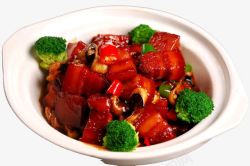 家常韭菜炒肉特色红烧肉高清图片