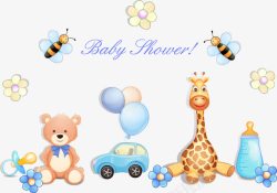 长颈鹿玩具卡通婴儿玩具高清图片