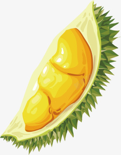 卡通菠萝蜜素材块状菠萝蜜矢量图高清图片