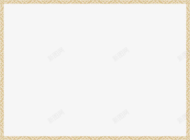 金色花纹长方形边框中秋png免抠素材_新图网 https://ixintu.com 中秋 花纹 边框 金色 长方形