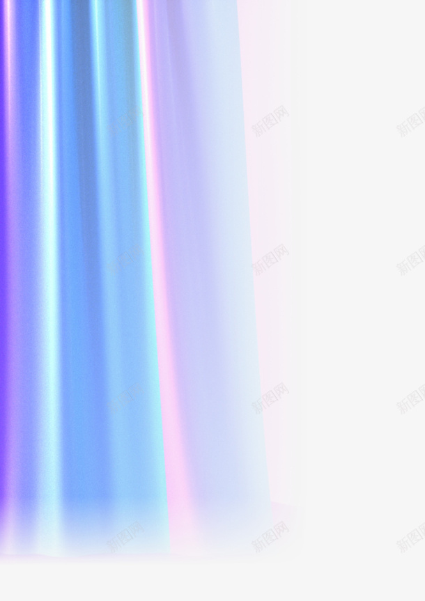 彩色卷帘形状png免抠素材_新图网 https://ixintu.com 卷帘 粉色 蓝色 装饰