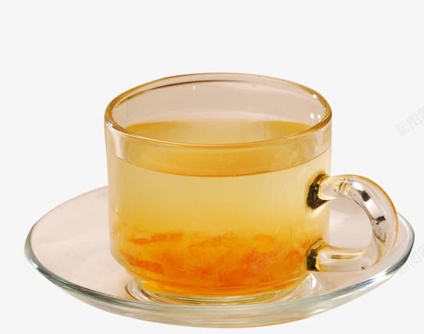 蜂蜜柚子茶png免抠素材_新图网 https://ixintu.com 宣传单 海报 玻璃杯 美味 饮料