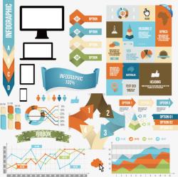 循环模板信息图表矢量图高清图片