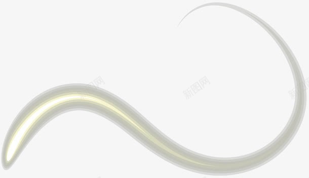 浅黄色光束png免抠素材_新图网 https://ixintu.com 光束 弧度线 柔和曲线 柔和线条 波浪线 线条 装饰曲线 飘逸曲线