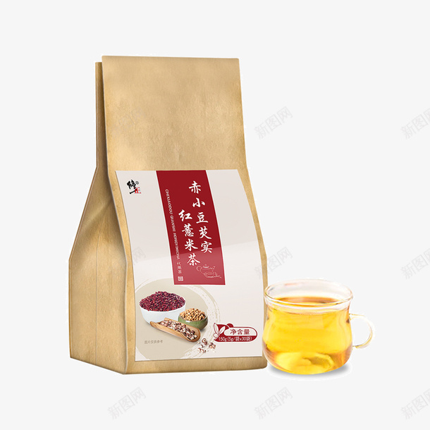 薏米茶包装png_新图网 https://ixintu.com 五谷杂粮 包装设计 有机薏米 薏米 薏米仁 薏米茶 薏米设计