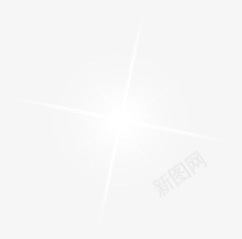 白色发光星星特效装饰png免抠素材_新图网 https://ixintu.com 发光 星星 特效 白色 装饰