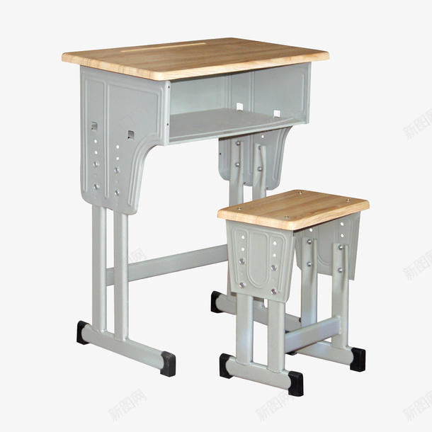 学生用教室桌椅png免抠素材_新图网 https://ixintu.com 单人 器材 学生 教室 教室桌椅 板凳 桌子 桌椅