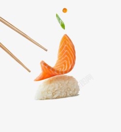 鱼片寿司高清图片