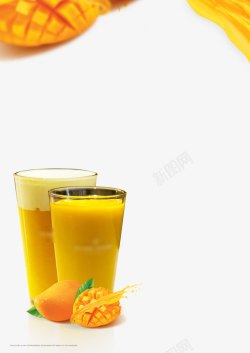 鲜榨芒果汁鲜榨芒果汁高清图片