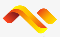 小影橙色渐变logo橙色立体渐变logo图标高清图片