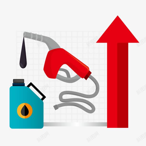 汽车加油枪和箭头png免抠素材_新图网 https://ixintu.com 加油图 汽油 汽车加油枪 箭头