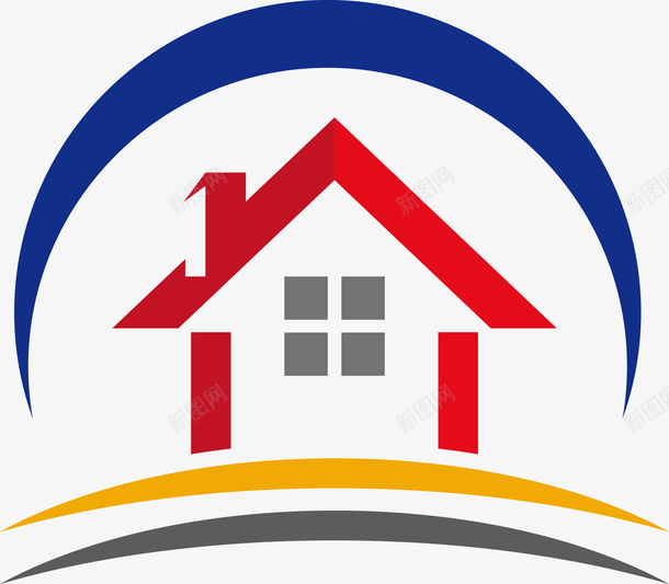 社区标志创意图标png_新图网 https://ixintu.com 图标 彩色logo 彩色图标 彩色社区图标 标志 社区 社区logo 社区标志 社群