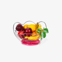 水果零食收纳篮时尚创意元宝形水果篮摇摆果篮高清图片