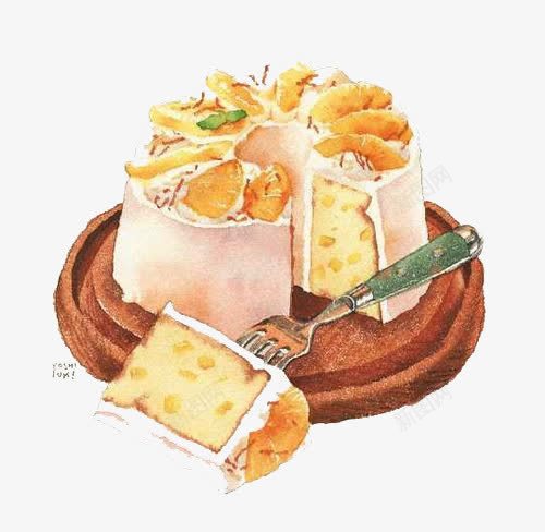 甜点png免抠素材_新图网 https://ixintu.com 下午茶 奶油蛋糕 手绘甜点 水果甜点