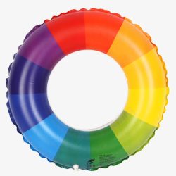 彩虹圈玩具彩虹救生圈高清图片