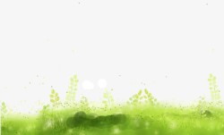 绿色清新草地边框纹理素材