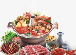 食品活动海鲜火锅食品高清图片