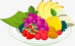 五彩水果卡通水果高清图片