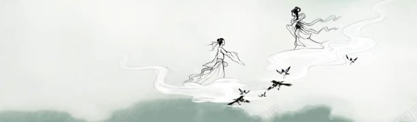 唯美淡雅中国风水墨画壁纸背景图片免费下载 素材7njjpqveu 新图网