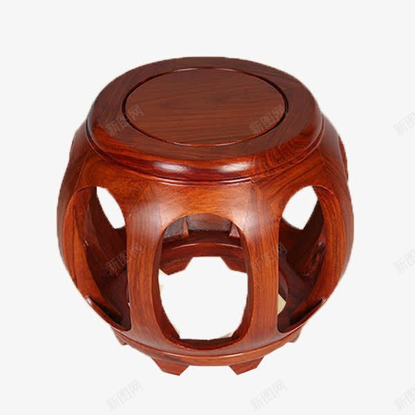 鼓凳png免抠素材_新图网 https://ixintu.com 中式 古典家具 客厅 座椅 红木 餐厅