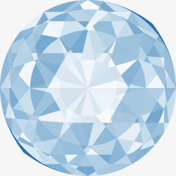 圆形透明珠宝钻石矢量图素材