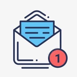 邮件推送ui扁平化邮件图标高清图片