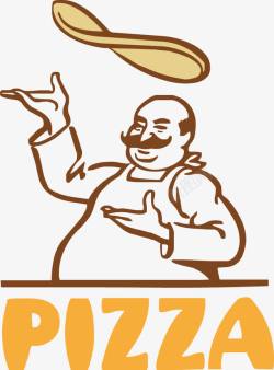 披萨标识餐饮标签图标高清图片