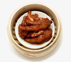 广式早茶菜单美味凤爪高清图片