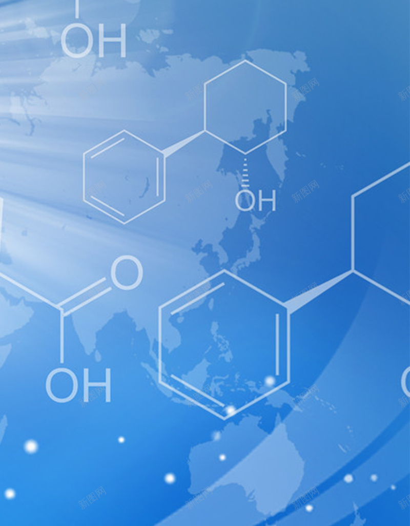 科技化学分子式h5背景