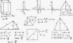 装饰数学教育函数曲线素材