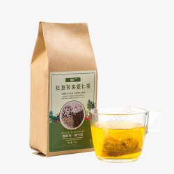 茶摄影图片实物紫臣红豆芡实薏仁茶高清图片