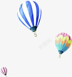 创意合成扁平手绘热气球效果png免抠素材_新图网 https://ixintu.com 创意 合成 扁平 效果 热气球