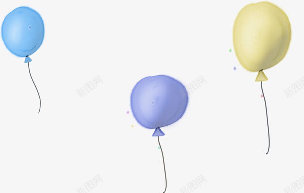手绘卡通气球企业展板png免抠素材_新图网 https://ixintu.com 企业 卡通 展板 气球