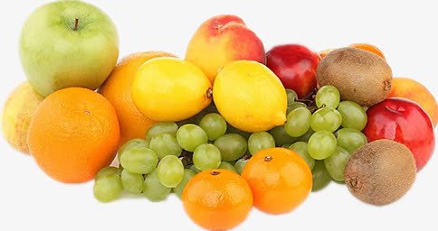 一堆新鲜水果png免抠素材_新图网 https://ixintu.com 橘子 橙子 苹果 青提