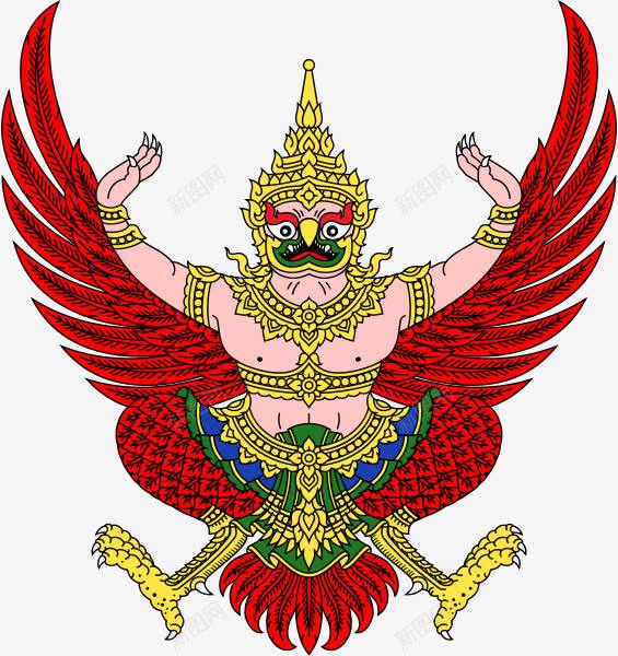 泰国佛教png免抠素材_新图网 https://ixintu.com PNG图片 佛教 免抠素材 泰国文化 泰国标志 神仙 神兽 红色