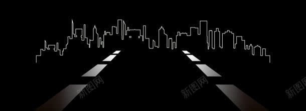 黑色背景jpg设计背景_新图网 https://ixintu.com 公路 几何 商务 城市 科幻 黑色 黑色底图