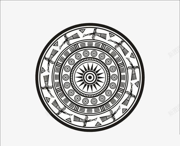 音乐世界png免抠素材_新图网 https://ixintu.com 古铜 壮族文化 壮族花纹 线描 绘画 装饰