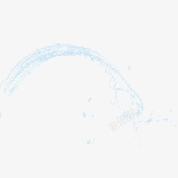 动感喷溅的颜料液体波浪水花喷洒的水高清图片