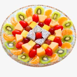 水果沙拉拼盘水果拼盘唯美高清图片
