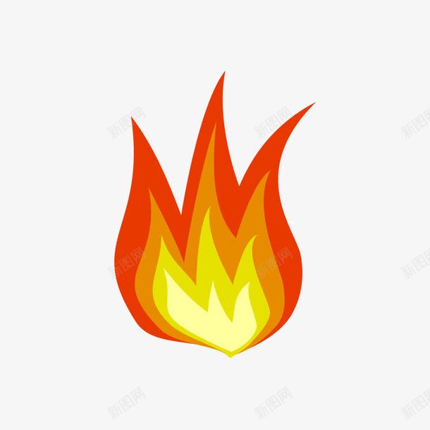 卡通红火的标识图标png_新图网 https://ixintu.com 火热图标 火热标志 火热标识 火热的火焰 火红的 红火的 酷热的