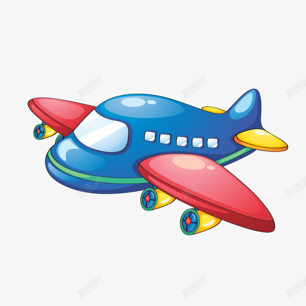 com 儿童画册插画 卡通飞机 海报设计 简约手绘小飞机 飞机 飞行工具