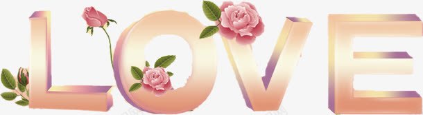 花朵唯美爱情字母png免抠素材_新图网 https://ixintu.com 字母 爱情 花朵 设计