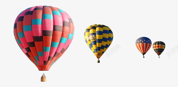 热气球png免抠素材_新图网 https://ixintu.com 天空素材 数码家电 气球 海报设计素材 淘宝天猫店铺装修素材 热气球