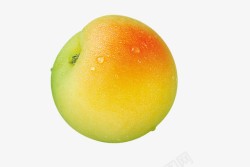 青桃新鲜果汁的桃子高清图片