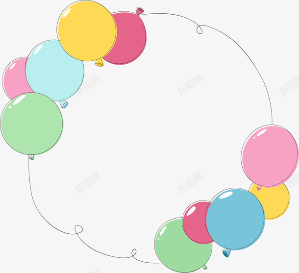 儿童节多彩气球装饰png免抠素材_新图网 https://ixintu.com 儿童节 各式气球 多彩气球 气球装饰 童趣 美丽气球