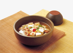 嫩豆腐韩式料理嫩豆腐汤高清图片