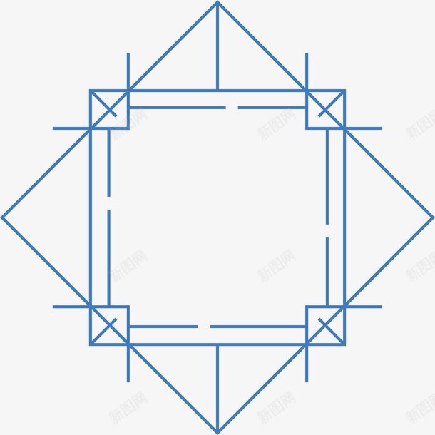 简约几何线条边框纹理矢量图ai免抠素材_新图网 https://ixintu.com 几何样式 几何线条 图案 线条 线条样式 线条纹理 矢量图