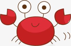 红色螃蟹螃蟹高清图片