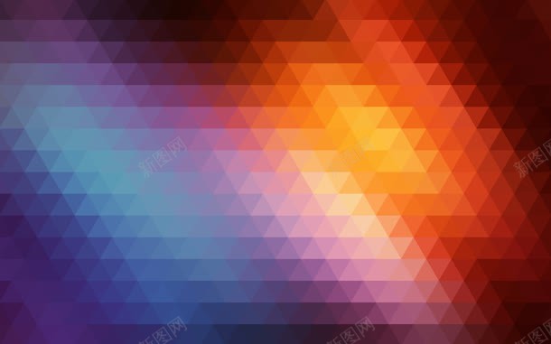蓝红色渐变三角形壁纸jpg设计背景_新图网 https://ixintu.com 三角形 壁纸 渐变 红色